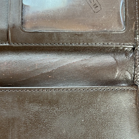 Coach Signature Trifold Wallet - Picture 9 of 16